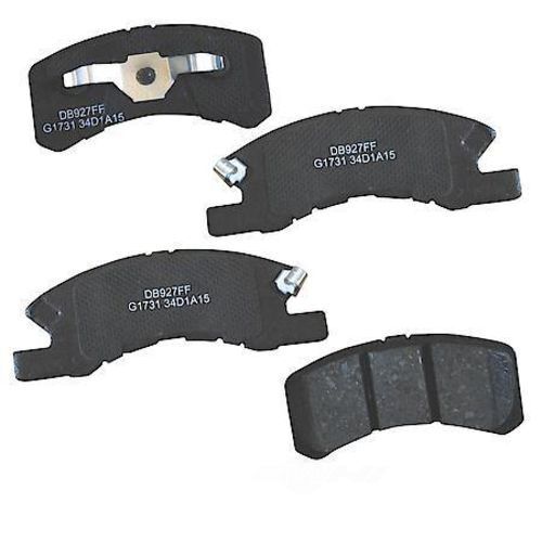 Disc Brake Pad SetPremium Gold Ceramic Front Brake Pads CARQUEST