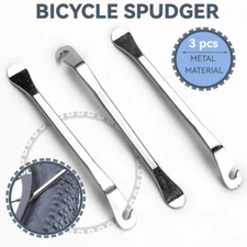 3Pcs Set Premium Bicycle Tire Lever Bike Tyre Levers Spoon Iron Changing Tool US