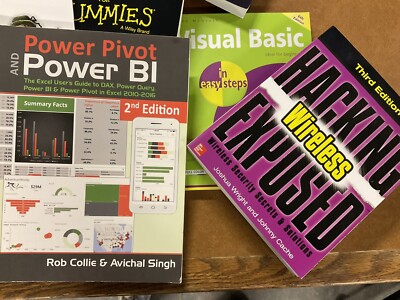 Computers - Programming, Manuals etc Choose from great titles Test prep, hacking