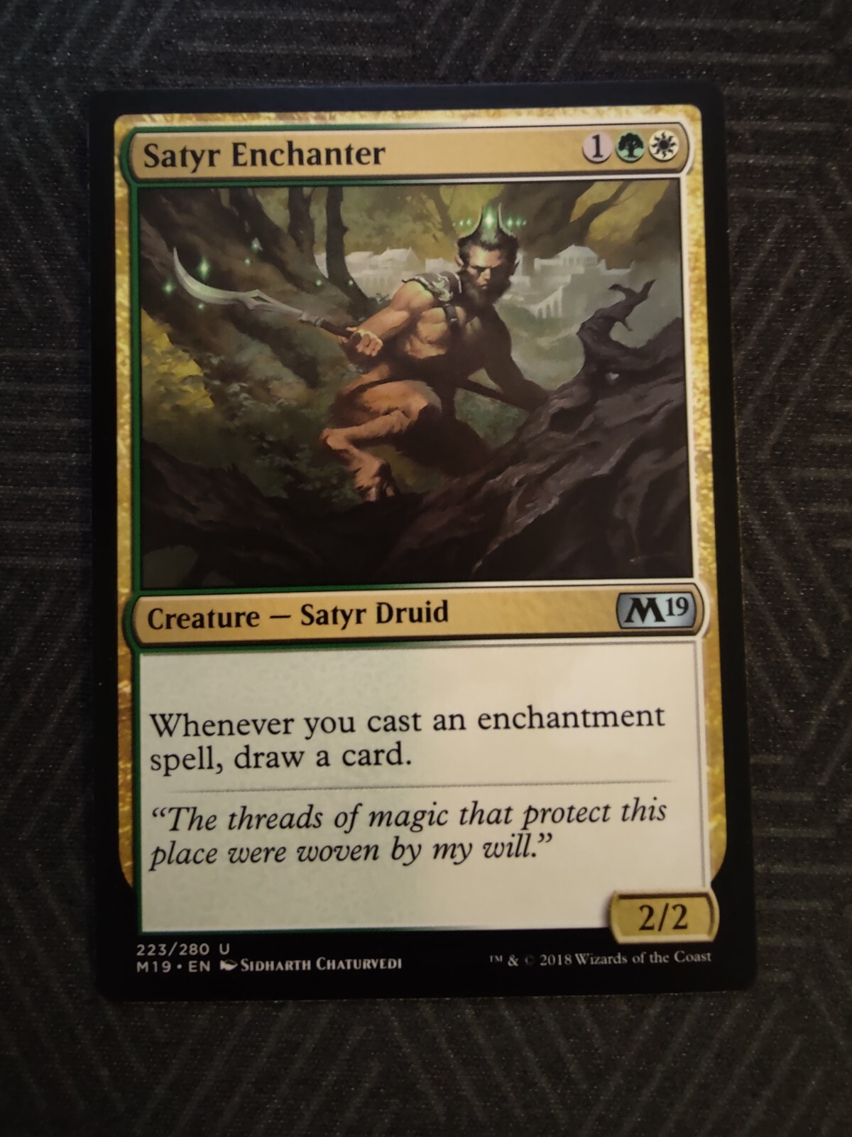 mtg satyr enchanter core set 2019 | eBay