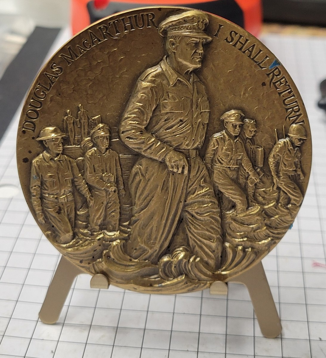 Douglas MacArthur I Shall Return. 2.5in Bronze Medal. MACO | eBay