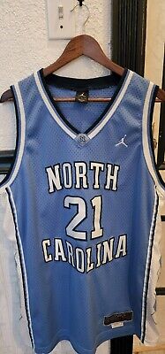Mens Small - Nike North Carolina UNC Tar Heels Black/ Blue Basketball Jersey