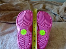 garden clogs AS PICTURED MEETS STANDARDS ,pink blue black what size ladies only