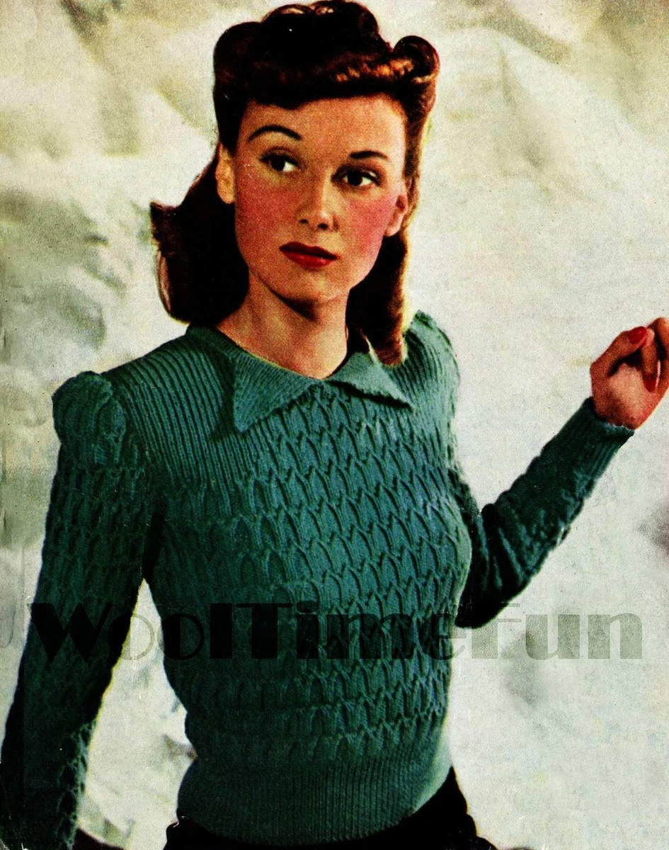 1940s style jumper sales