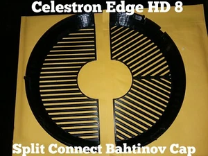 Tri-Bahtinov Mask for Celestron Edge 8" W/ Hyperstar, Split Connection mask cap