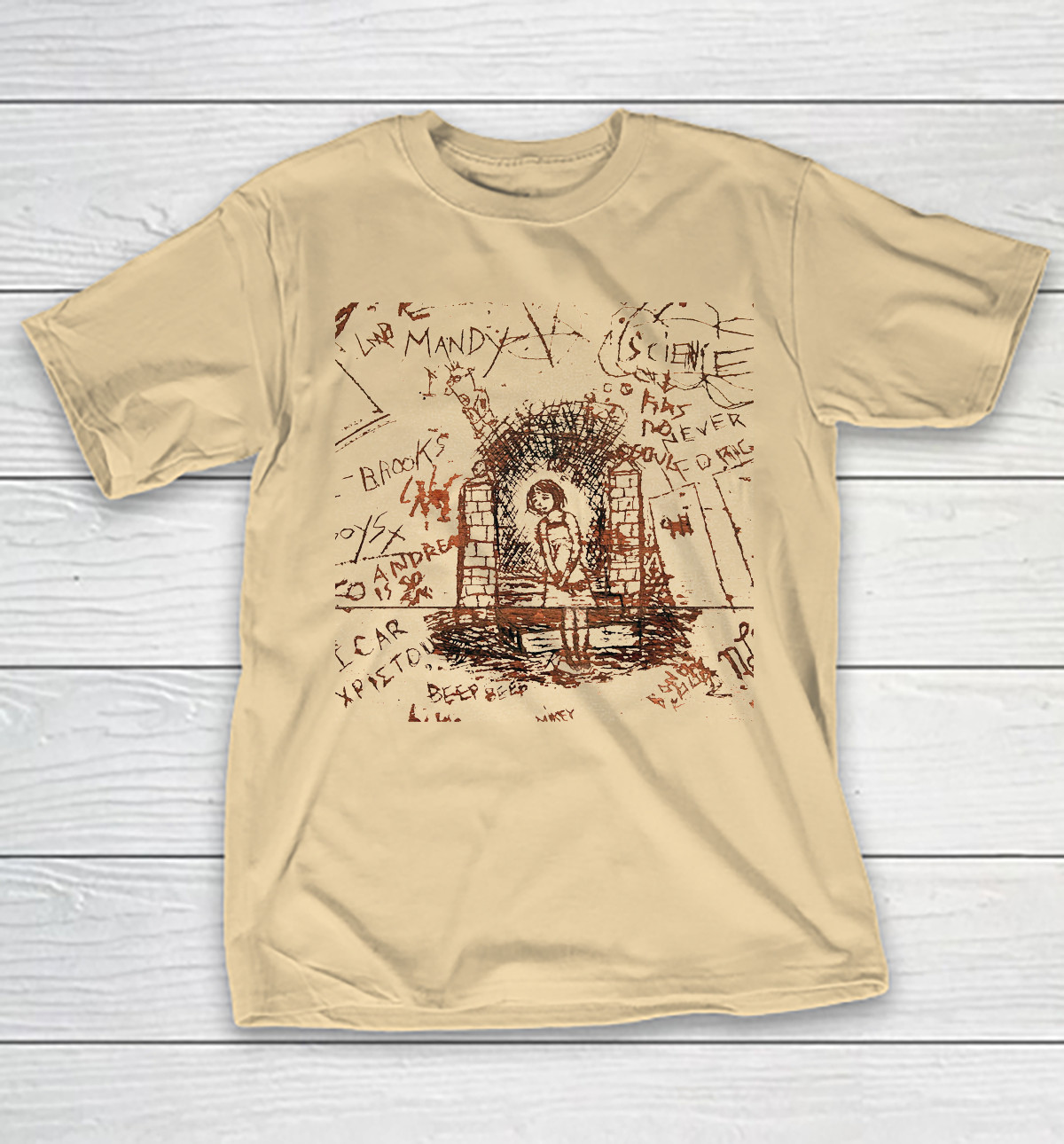 BRIGHT EYES Album Collection Gift For Fan All Size S to 5XL Sand T shirt