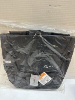 Serfas PB-2 Double Pannier Bag - 40L Black/Dark Gray