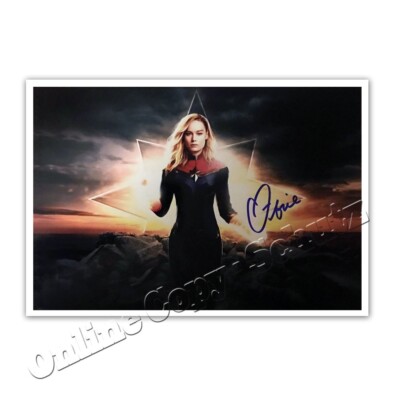 Brie Larson aus Captain Marvel  +  Autogrammfoto  / autograph