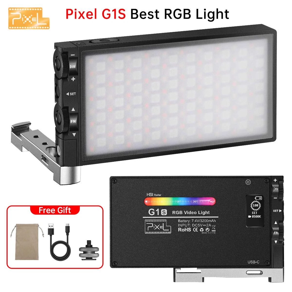 PIXEL Camera and Camcorder Light for sale | eBay