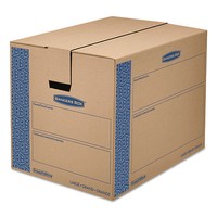 Bankers Box Smoothmove Prime Large Moving Boxes 24l X 18w X 18h Kraft/blue 6 on sale Bankers Box Smoothmove Prime Large Moving Boxes 24l X 18w X 18h Kraft/blue 6 on sale