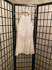 EUC B Darlin White Lace Dress Size 11-12