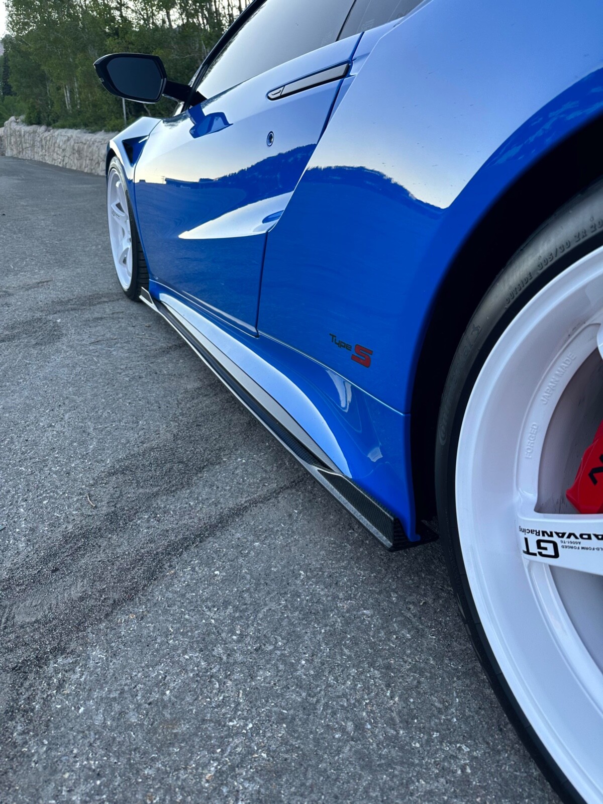 17-22 Acura NC1 Acura NSX Carbon Fiber Type-S Inspired Side Skirts (pair)