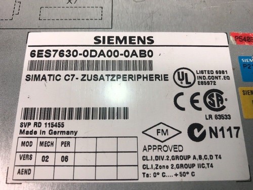 Siemens Simatic C7-623 6ES7630-0DA00-0AB0 periferica aggiuntiva 6ES76300DA000AB0 - Foto 3 di 7