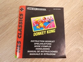 NES KLASSISCH ESEL KONG ORIGINAL NINTENDO SPIEL BOY VERPACKT