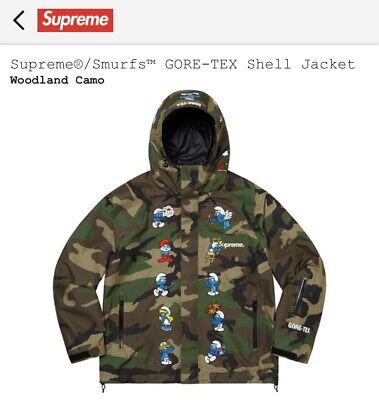 Supreme®/Smurfs™ GORE-TEX Shell Jacket SIZE M sold out | eBay