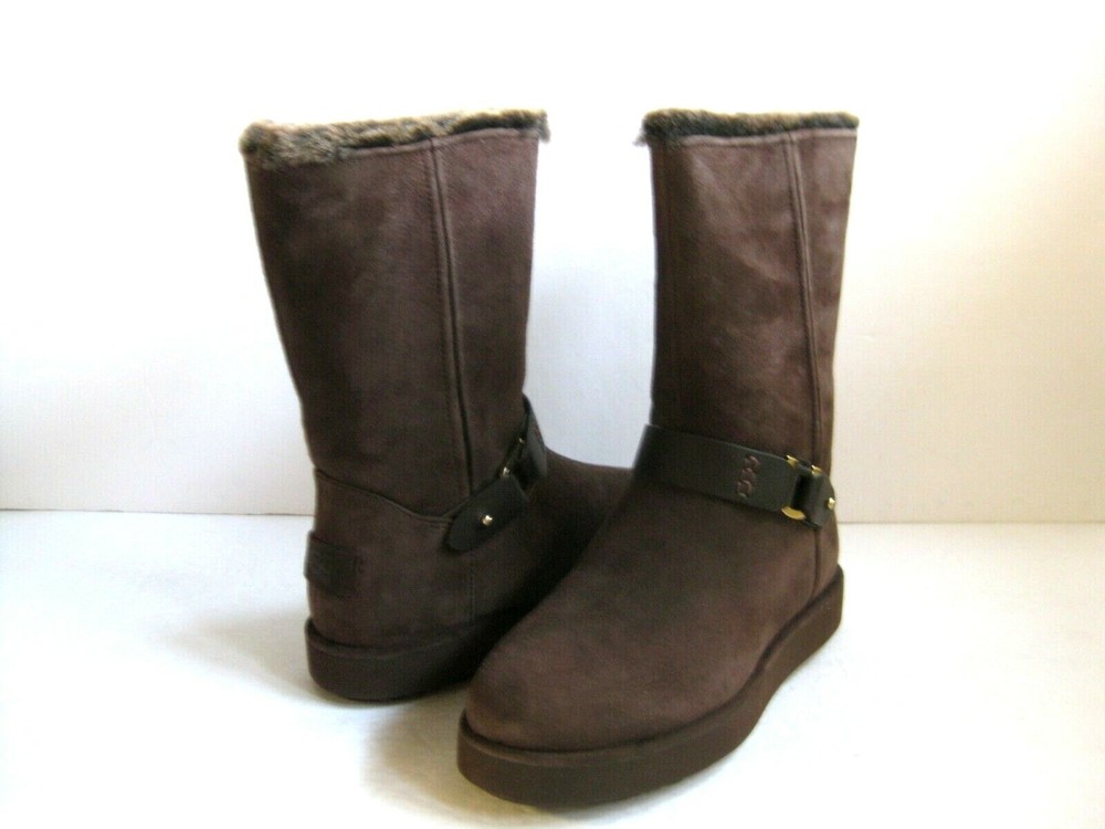 UGG CLASSIC BERGE WOMEN SHORT BOOTS SUEDE DARK ROAST US 10 /UK 8 /EU 41