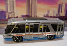 2025 MBX AIRPORT II Exclusive SWIFT SHUTTLE☆Gray Bus;air tram ☆Matchbox loose