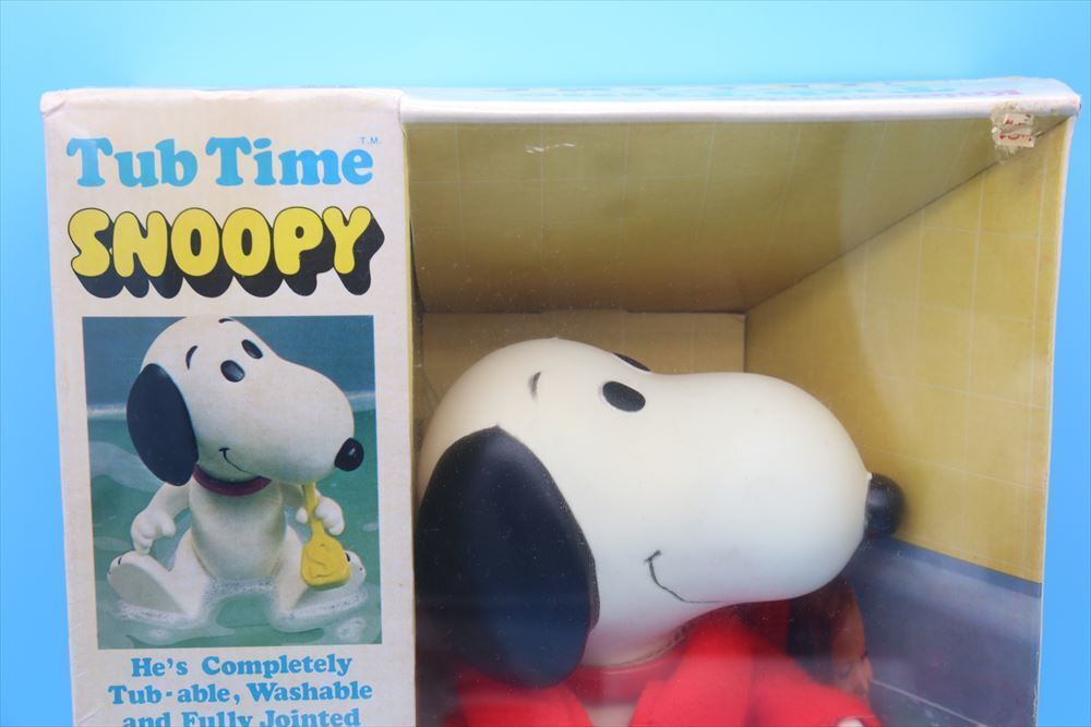 Dead Stock 80S Knickerbocker Snoopy Tub Time/Snoopy Doll Dead Stock 80S Knickerbocker Snoopy Tub Time/Snoopy Doll