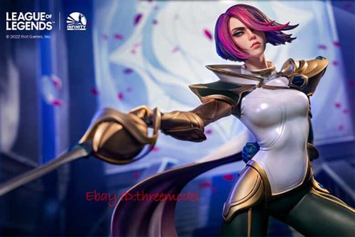 Infinity Studio 1/4 LOL Fiora Laurent The Grand Duelist Resin Statue In Stock - Picture 8 of 9
