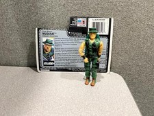 Vintage G.I. Joe Muskrat - Swamp Fighter with file card & Boogie Board