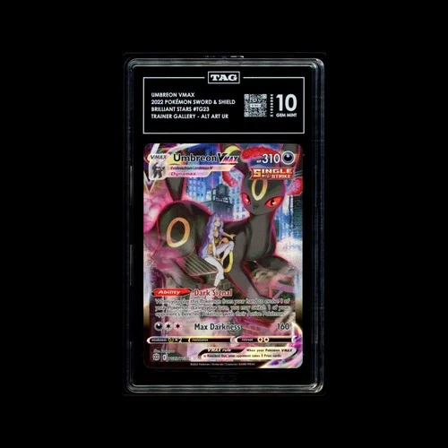 2022 Pokemon Sword & Shield Brilliant Stars Umbreon VMAX #TG23 TAG 10