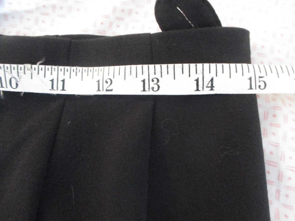 Pantalones de vestir East 5th para mujer talla 6 cortos negros pierna ancha Foto 4 de 4