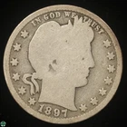 1897-P Barber Liberty Head Quarter - Good Details