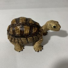 1997 Safari Ltd. Tortoise Figurine Toy Realistic - 4 1/2 inches long