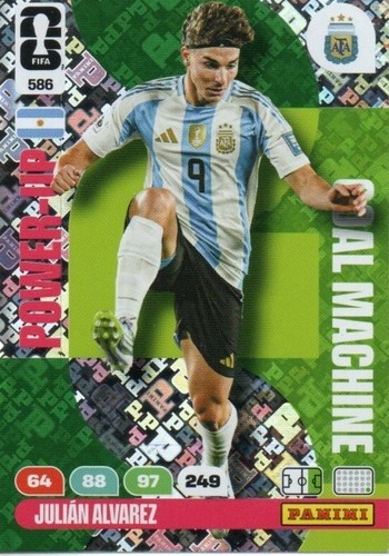 2026 Panini Adrenalyn XL FIFA World Cup JULIAN ALVAREZ #586 Power