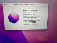 Apple MacBook Pro 15" i7 2.7 GHz/16GB/500GB SSD Space Gray A1707