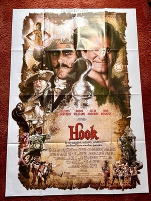 Hook Kinoplakat Poster A0, 84x119, Robin Williams, Julia Roberts, Dustin Hoffman