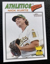 2026 Topps Heritage Nick Kurtz #275 All-Star Rookie Cup Trophy Athletics 