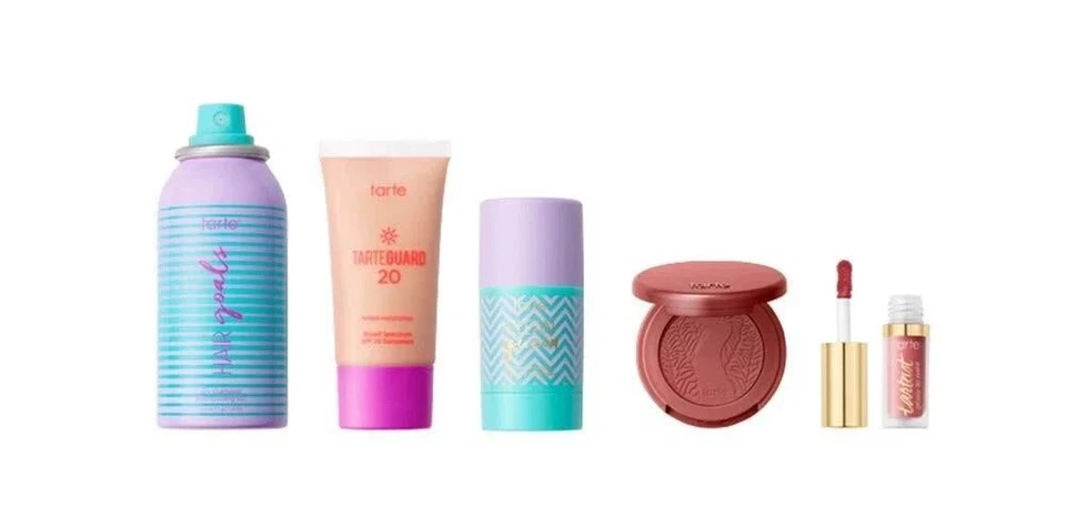Tarte No Shower Happy Hour Kit – Limited Edition – Travel Beauty Set with SPF - Image 2 of 2