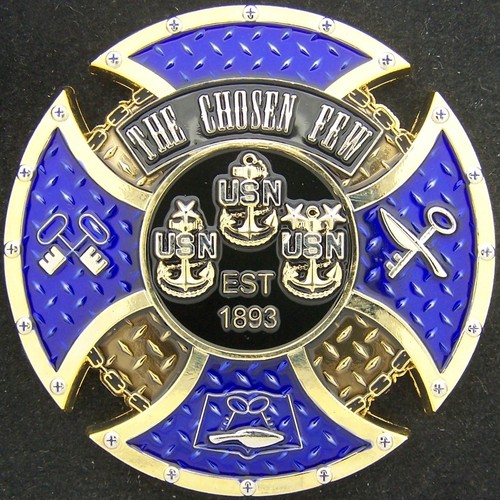Afloat Training Group ATG N41 Norfolk CPO Challenge Coin - Picture 2 of 2