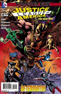 Justice League of America #14 2014 Barrows & Ferreira Cover A DC Comics H27