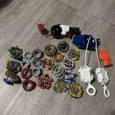 Beyblade Lot Mix Parts Pieces Launchers Spinners Tommy Hasbro Ripcord