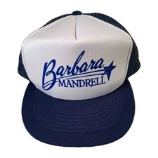 Vtg Barbara Mandrell Country Hat Music Star Logo Snap Back Trucker Baseball Cap
