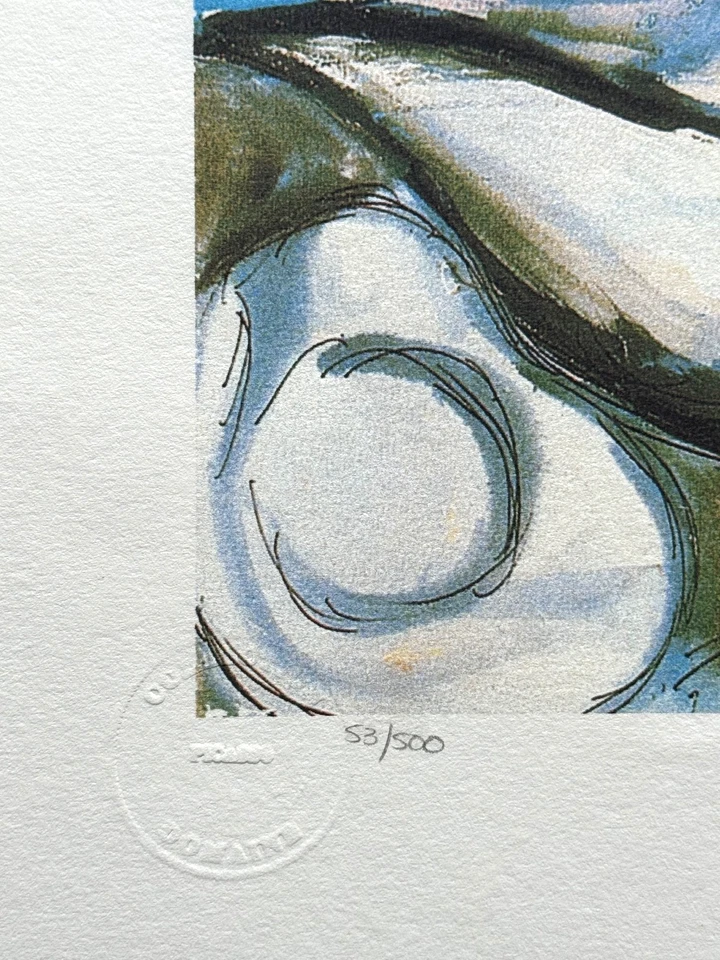 Подписанный ограниченный выпуск Пабло Пикассо лежащая обнаженная на пляже - Изображение 3 из 4