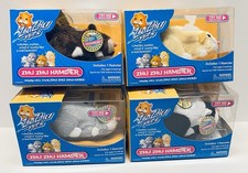Lot 4 Zhu Zhu Pets Hamsters Scoodles Winkie Num Nums Pipsqueak Vintage in Boxes