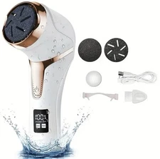 GERTZY Electric Foot Callus Remover Kit MT-150 Rechargeable Pedicure Tool