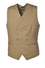 gilet in tessuto doppio petto da Uomo Daniele Alessandrini Taglia 48 Colore Beig