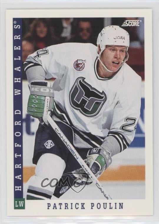 1993-94 Score Canadian Patrick Poulin #202 0a4