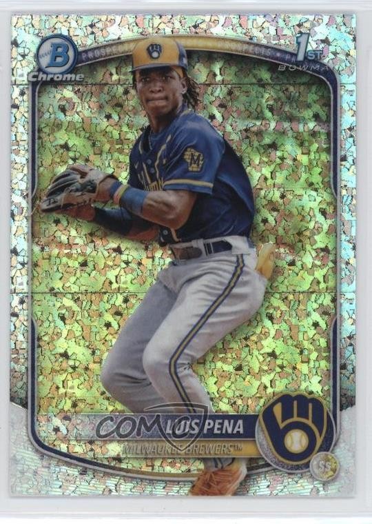 2025 Bowman Chrome Prospects Mini-Diamond Refractor Luis Pena #BCP-38 11s9