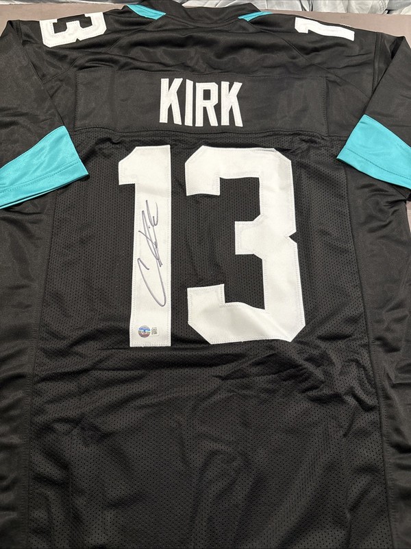 Christian Kirk Autographed Signed XL Custom Jaguars Jersey-Beckett Witnessed