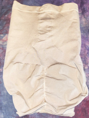 SPANX High-Waist Control Shaper Shaping Panties Biege Nude Size LARGE NEW