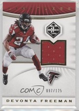 2017 Panini Limited Limitless Materials 97/125 Devonta Freeman #LM-DF 1h5