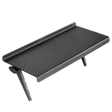 TV Computer Screen Top Shelf Rack Multifunction Foldable Screen Caddy Black ABS