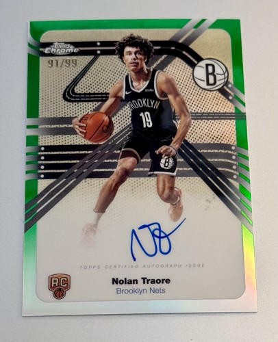 2025 Topps Chrome Nolan Traore Next Stop Signatures (RAW)