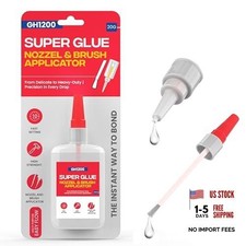 2-in-1 Super Glue with Brush Applicator 20g Super Glue Brush Nozzle