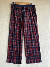 Nautica Men Plaid Pajama Sleep Pants Soft Lounge Bottoms Small red